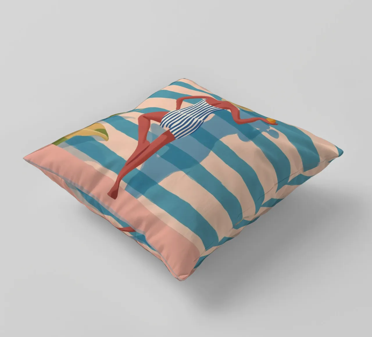 Citrus & Stripes cuscino da Clara August