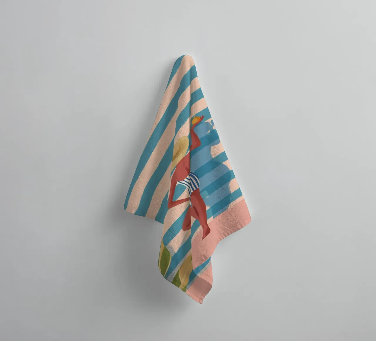 Citrus & Stripes asciugamano da bagno da Clara August