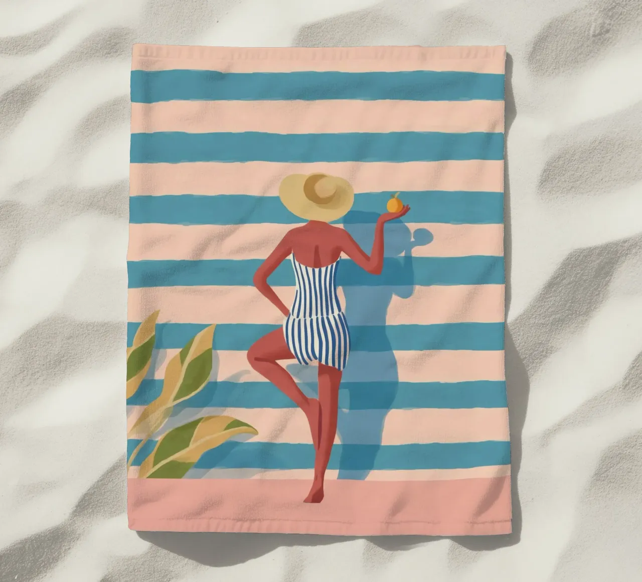 Citrus & Stripes telo mare da Clara August
