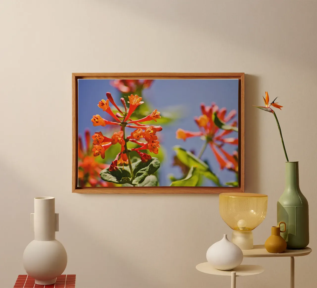 Poesia in fiore selvaggio tela con Cornice a cassetta da PhotoVibe Decor