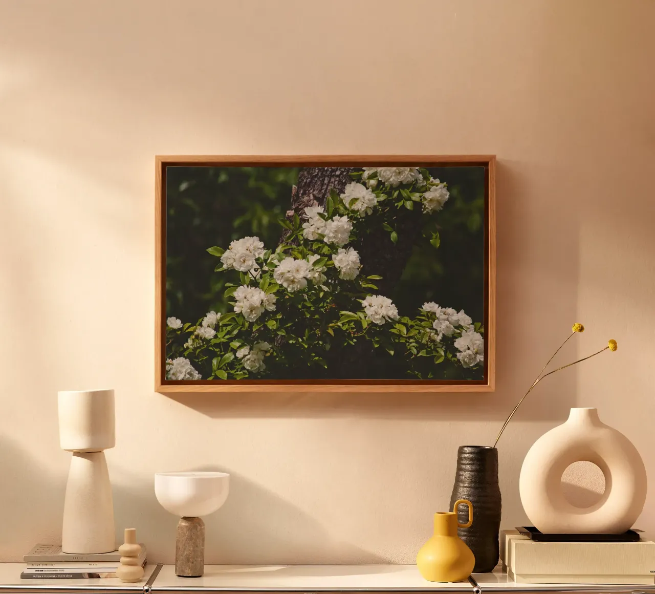 Poesia in fiore selvaggio tela con Cornice a cassetta da PhotoVibe Decor