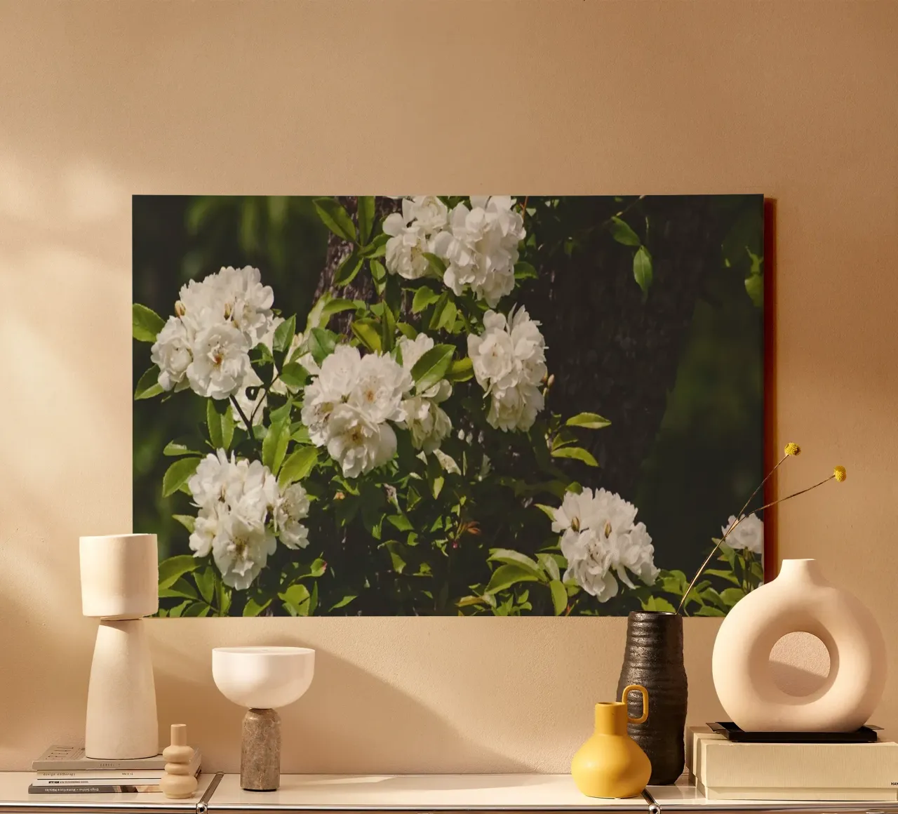 Poesia in fiore selvaggio tela con Cornice a cassetta da PhotoVibe Decor