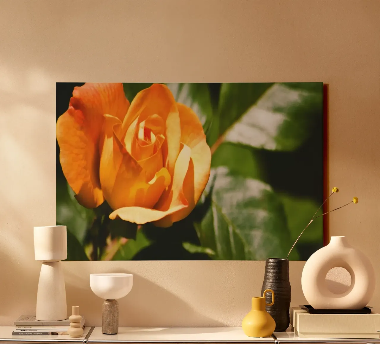 Poesia in fiore selvaggio tela con Cornice a cassetta da PhotoVibe Decor