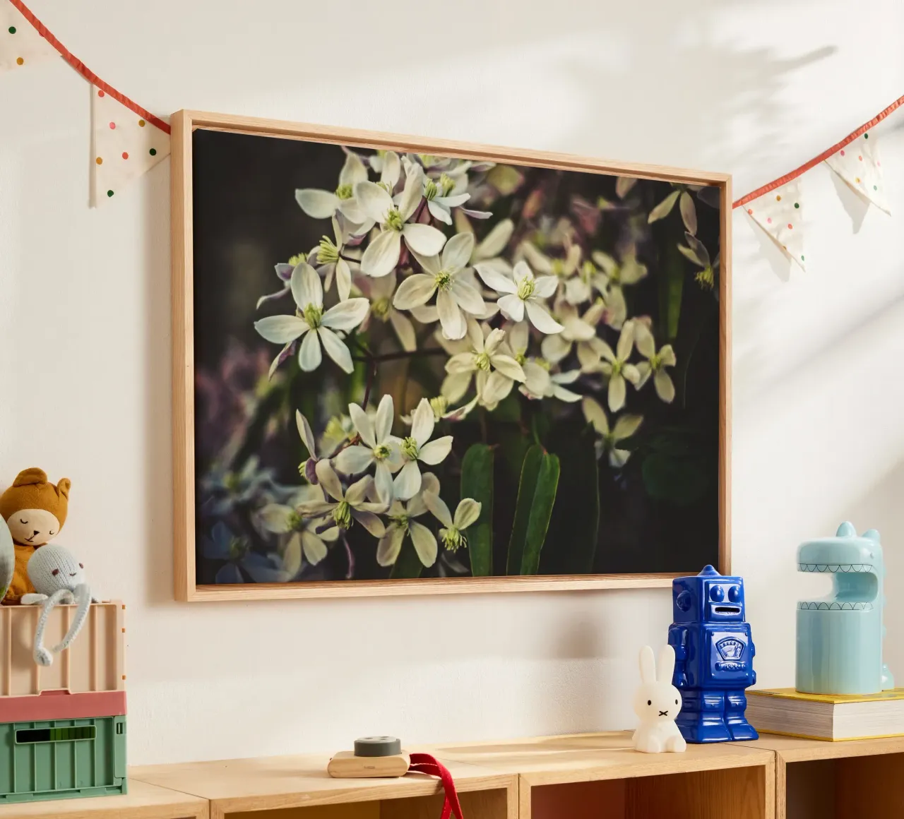 Poesia in fiore selvaggio tela con Cornice a cassetta da PhotoVibe Decor