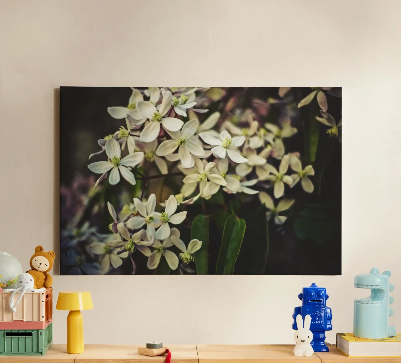 Poesia in fiore selvaggio tela con Cornice a cassetta da PhotoVibe Decor