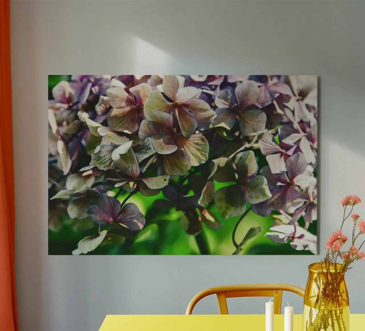 Poesia in fiore selvaggio alluminio dibond da PhotoVibe Decor