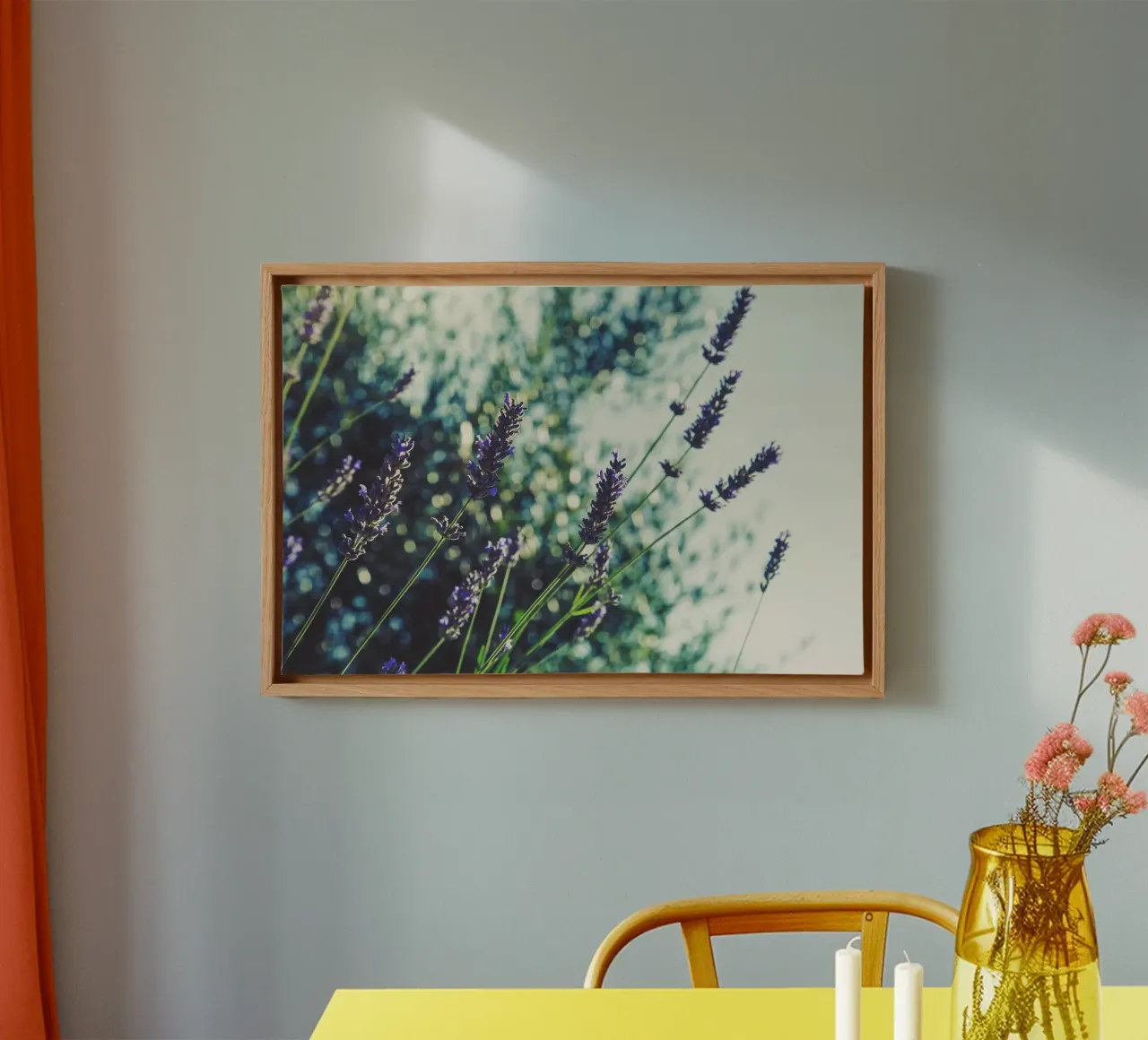 Poesia in fiore selvaggio tela con Cornice a cassetta da PhotoVibe Decor
