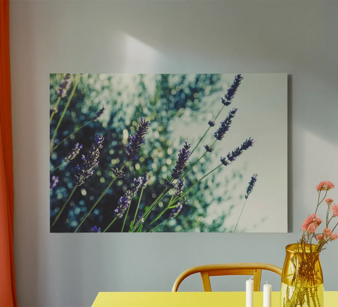 Poesia in fiore selvaggio tela con Cornice a cassetta da PhotoVibe Decor