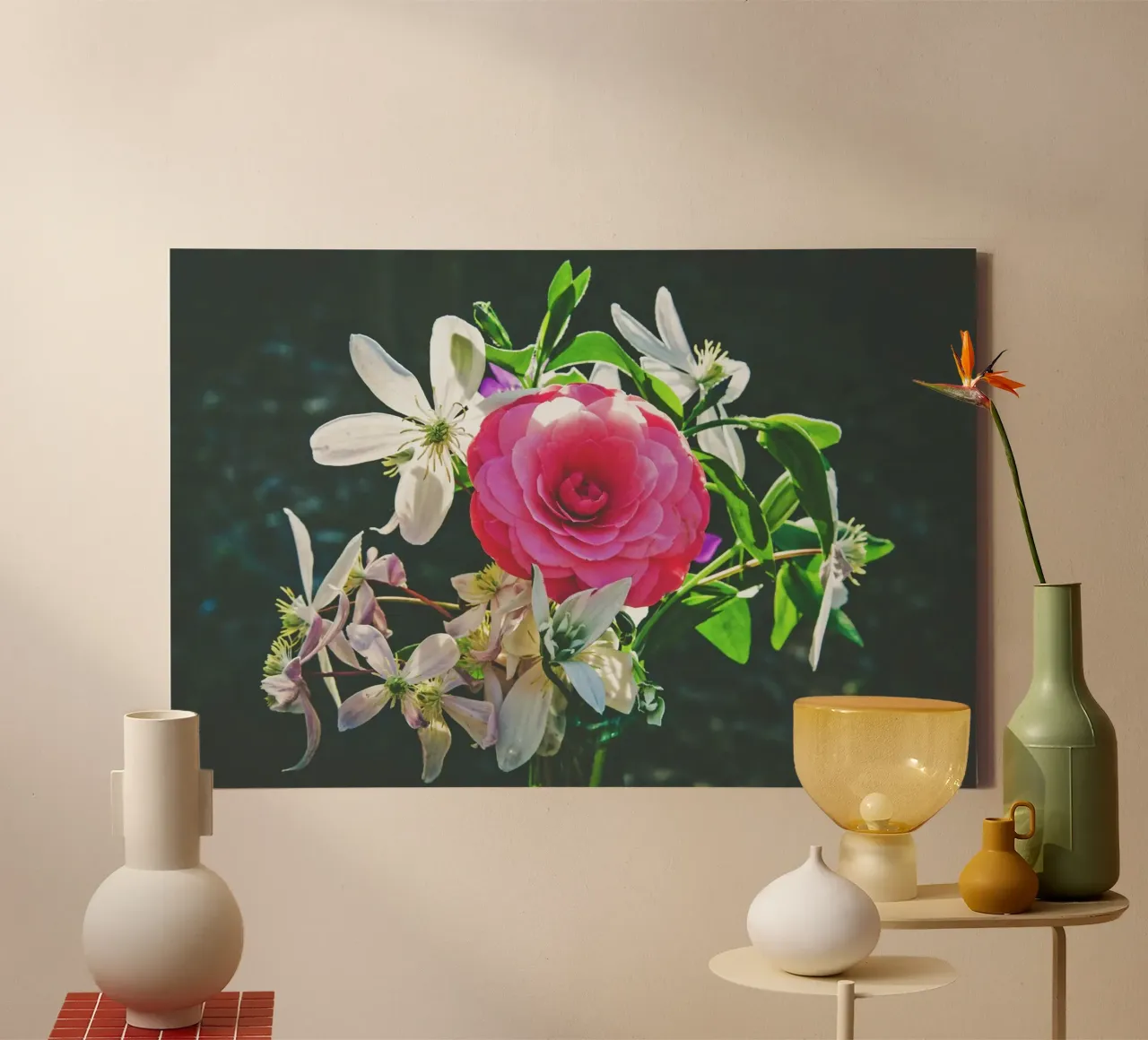 Poesia in fiore selvaggio tela con Cornice a cassetta da PhotoVibe Decor
