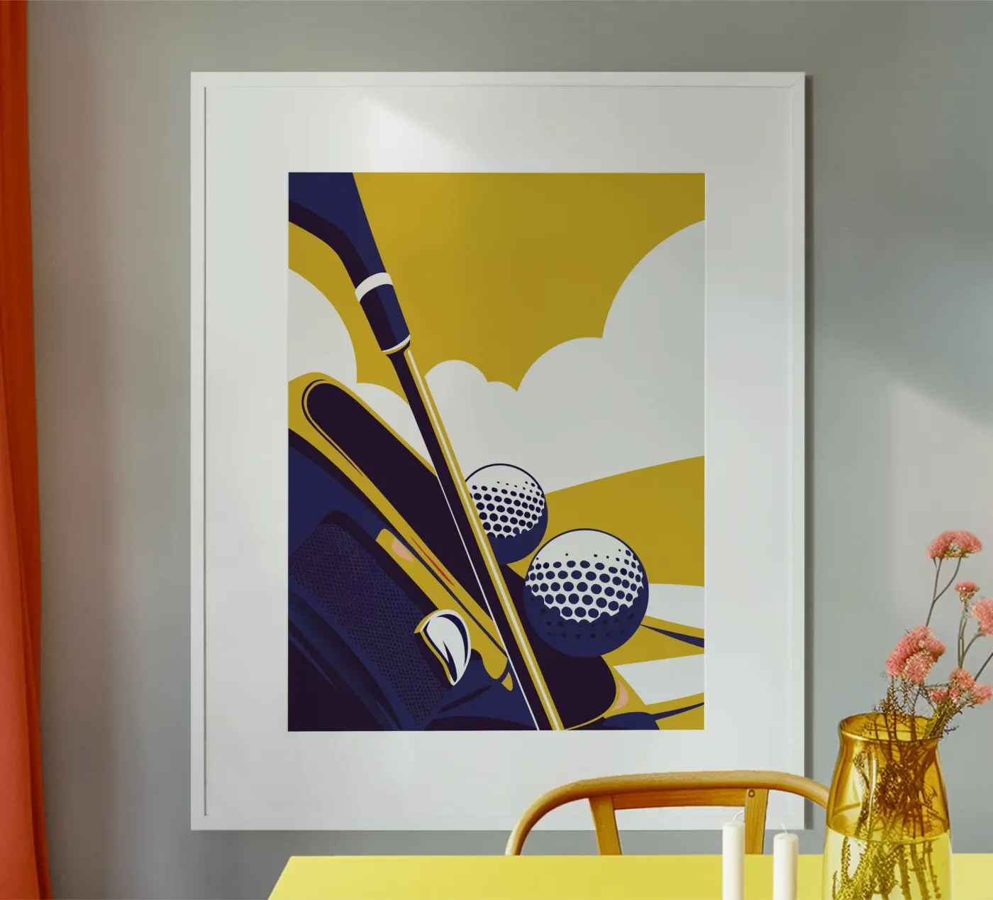 Playing Golf poster by STORE PRESENCE