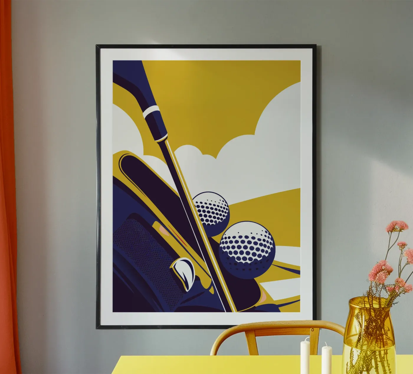 Playing Golf poster by STORE PRESENCE