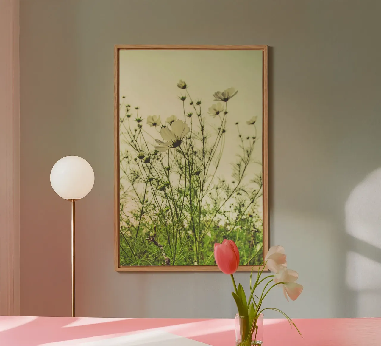 Poesia in fiore selvaggio alluminio dibond da PhotoVibe Decor