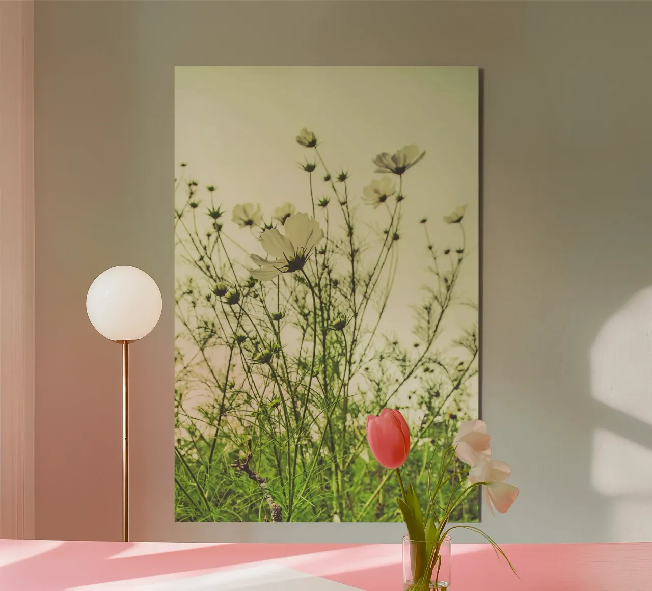 Poesia in fiore selvaggio alluminio dibond da PhotoVibe Decor