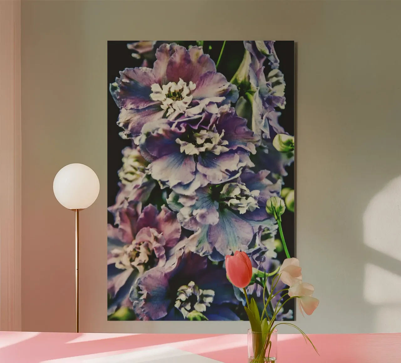 Poesia in fiore selvaggio alluminio dibond da PhotoVibe Decor
