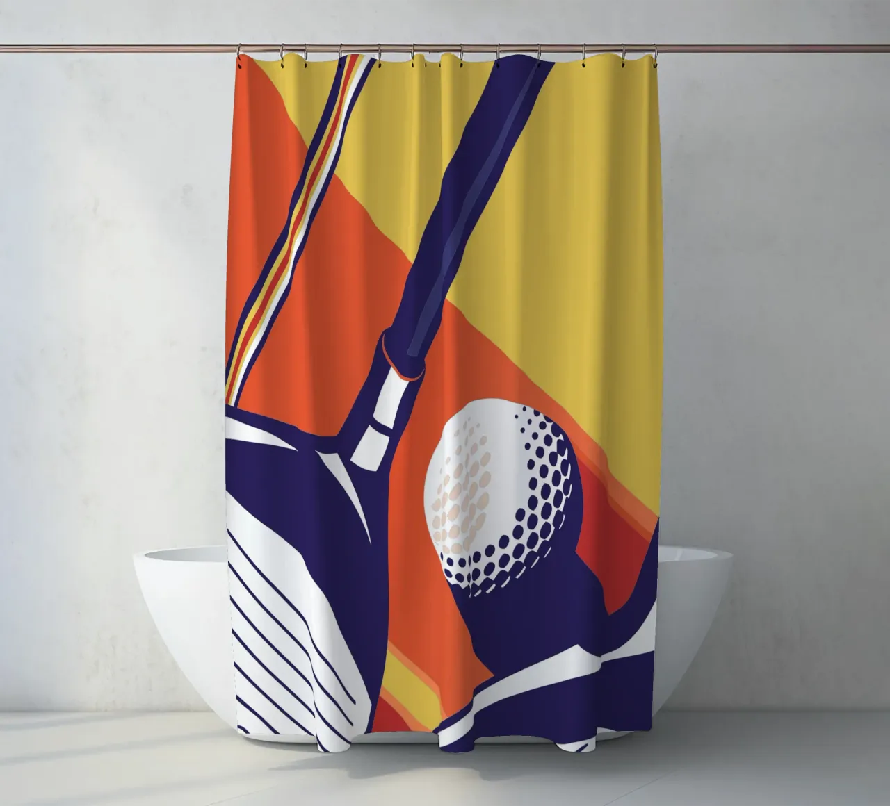 Giocare a golf tenda da doccia da STORE PRESENCE