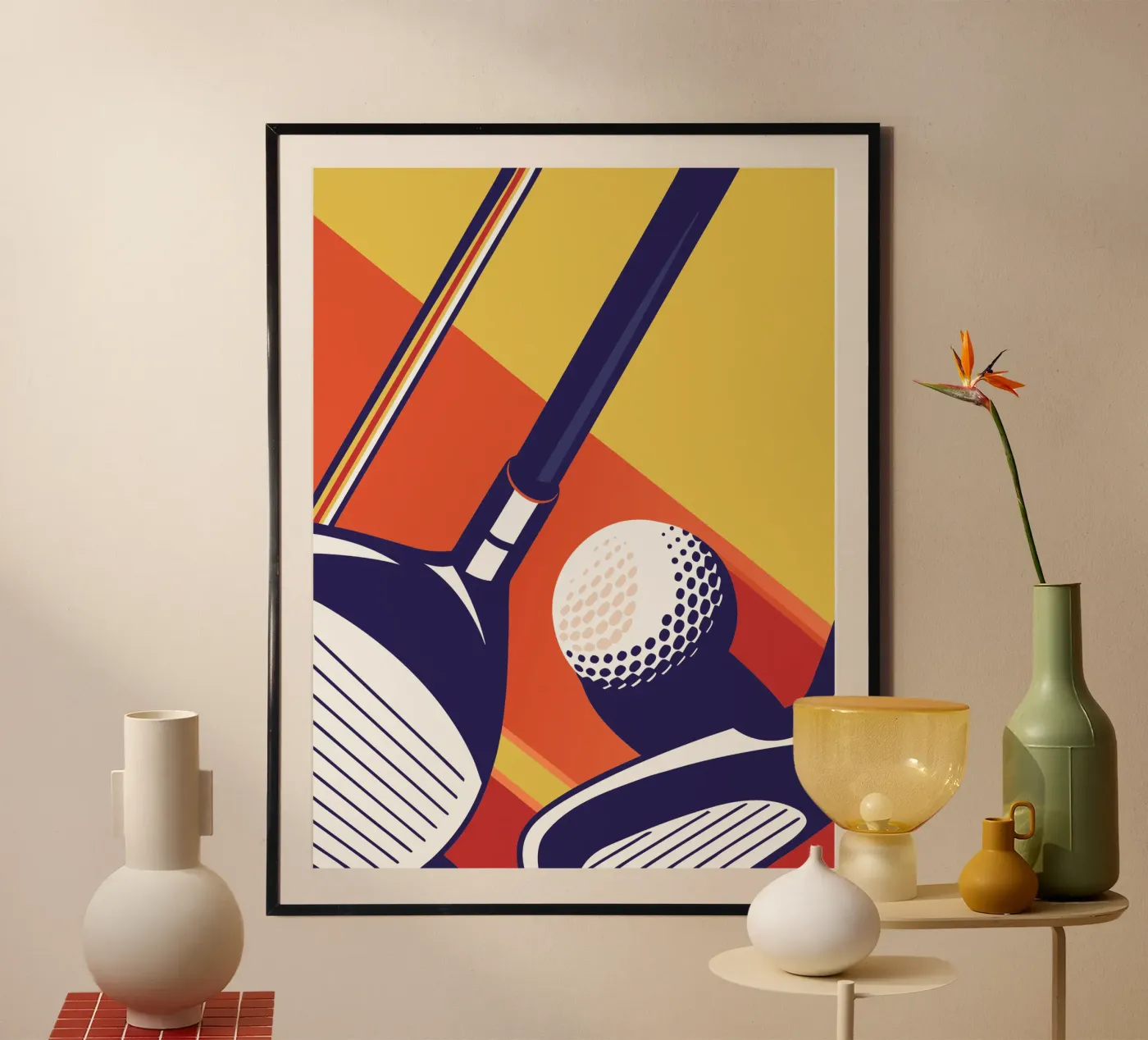 Playing Golf poster by STORE PRESENCE