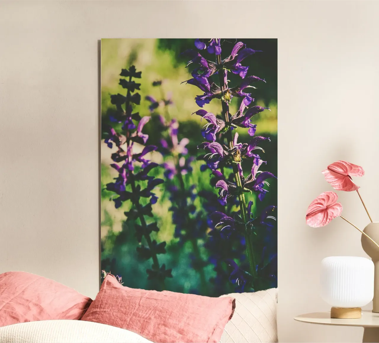Poesia in fiore selvaggio alluminio dibond da PhotoVibe Decor
