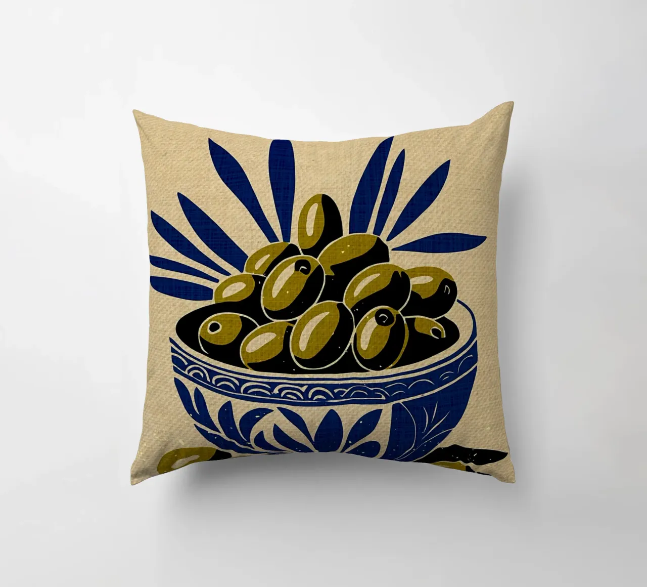 Olive della Calcidica cuscino da Providence Mbabazi Studio