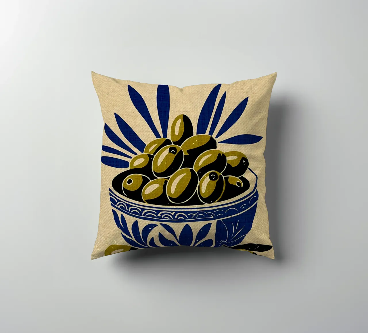 Olive della Calcidica cuscino da Providence Mbabazi Studio