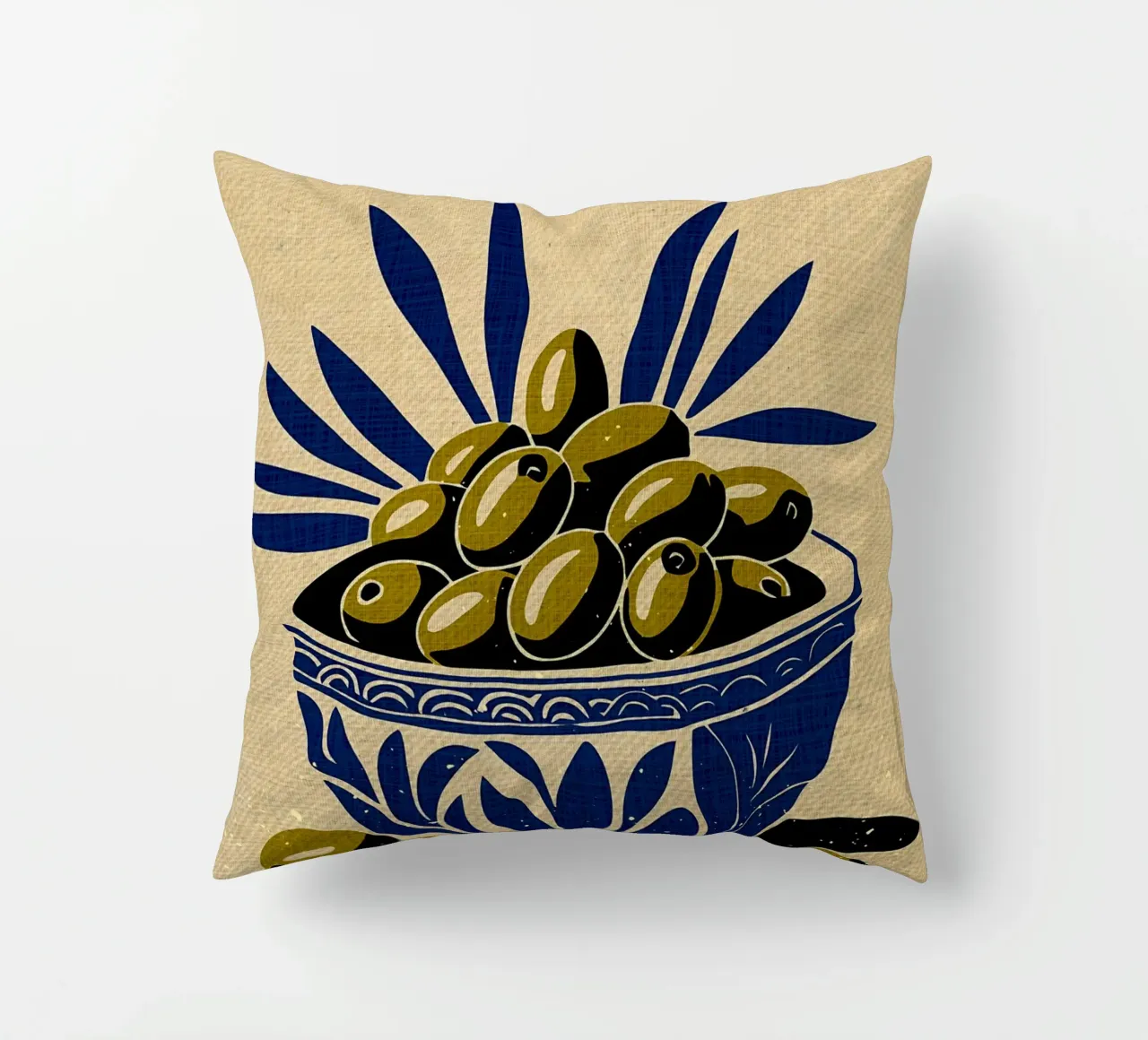 Olive della Calcidica cuscino da Providence Mbabazi Studio