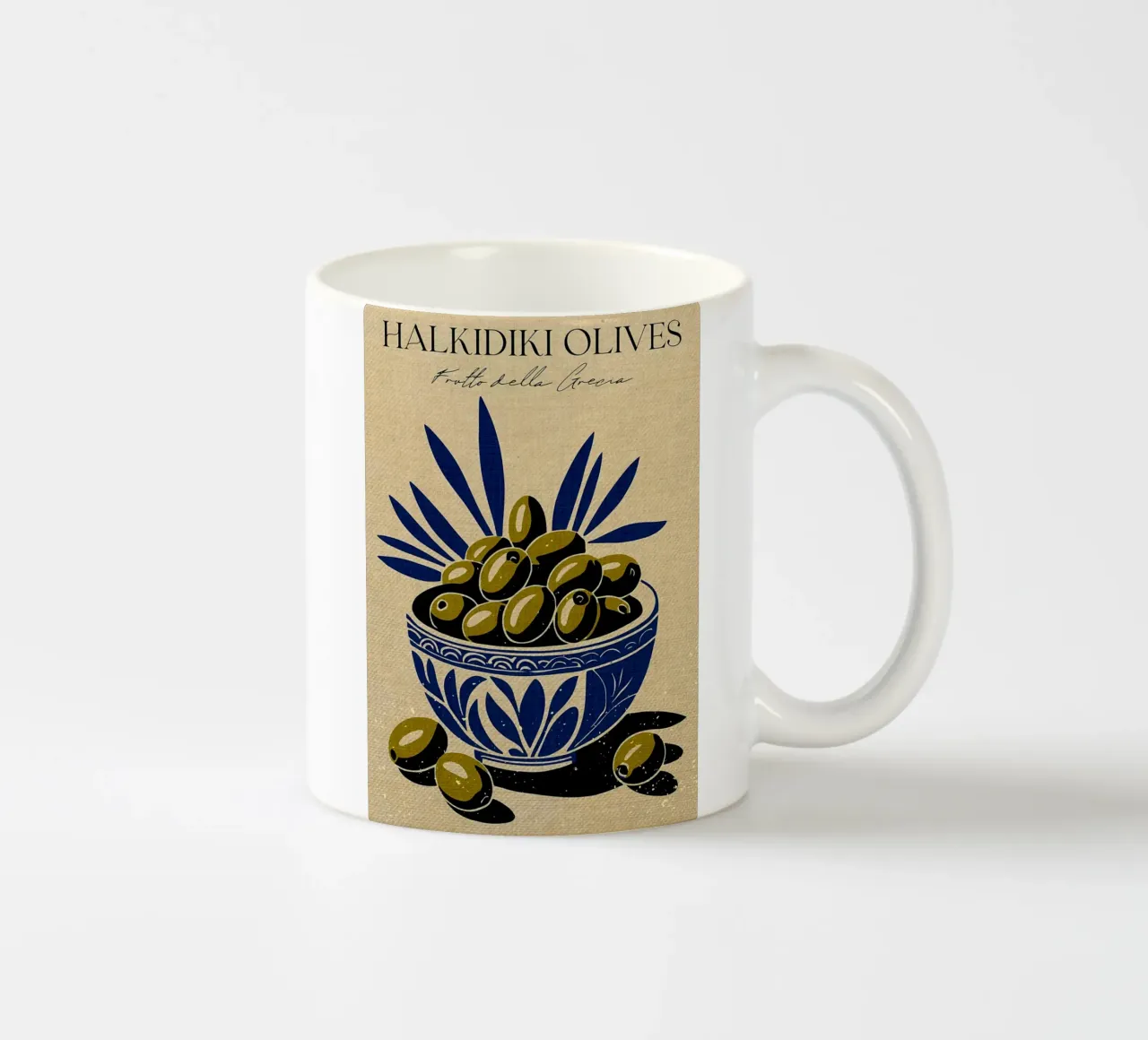 Olive della Calcidica tazza in ceramica da Providence Mbabazi Studio
