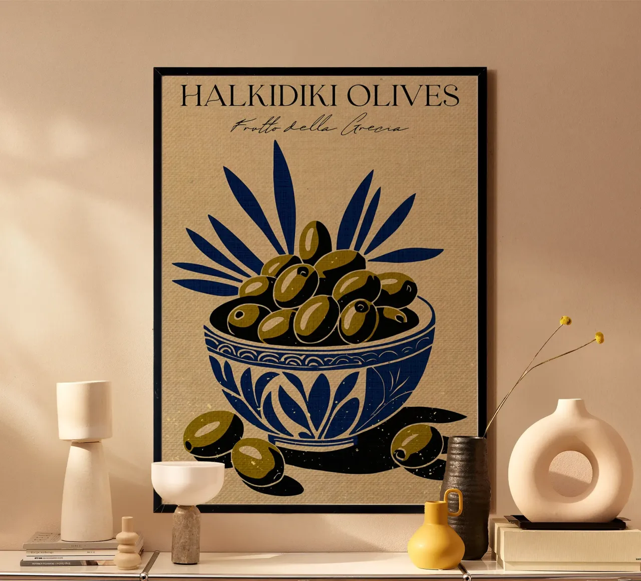 Olive della Calcidica carta hahnemühle da Providence Mbabazi Studio