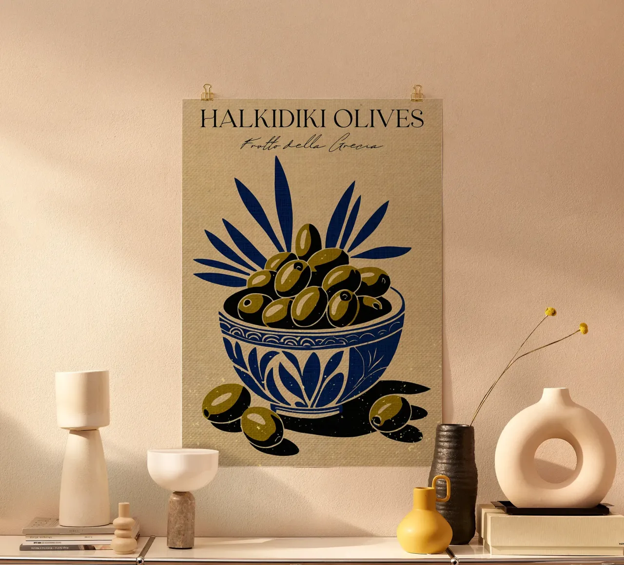 Olive della Calcidica carta hahnemühle da Providence Mbabazi Studio