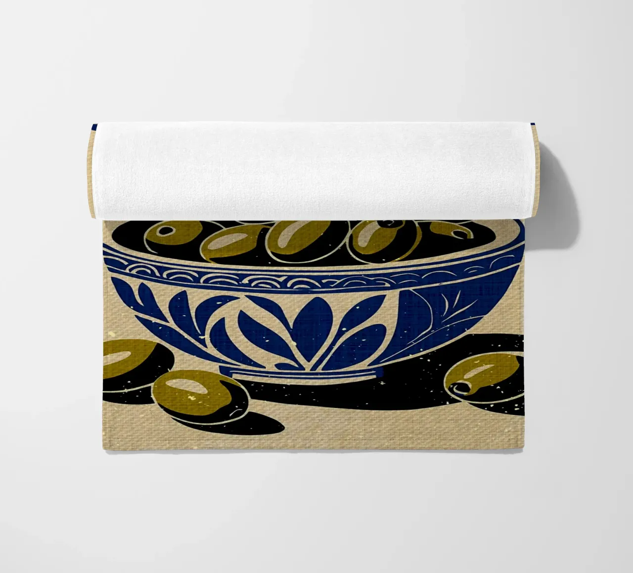 Olive della Calcidica telo mare da Providence Mbabazi Studio