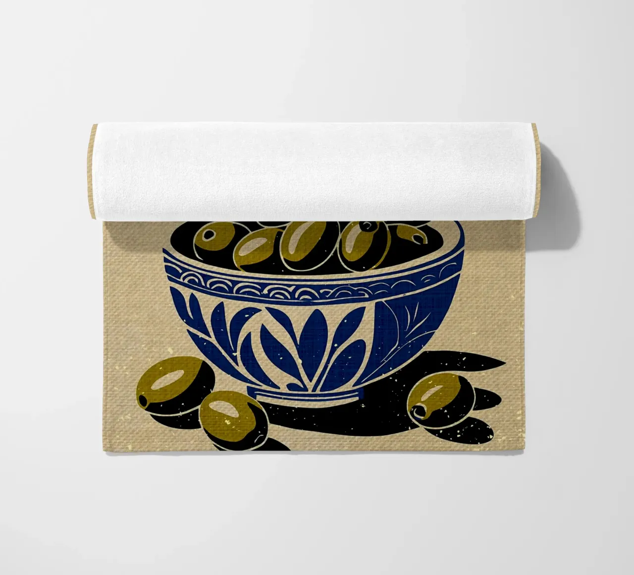 Olive della Calcidica telo mare da Providence Mbabazi Studio