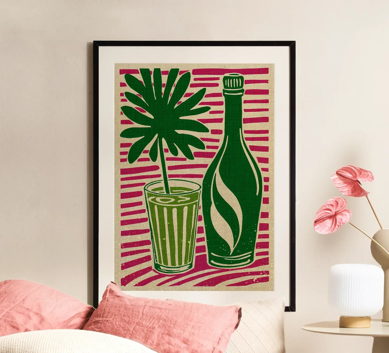 Hawaii Matcha Latte Poster von Providence Mbabazi Studio
