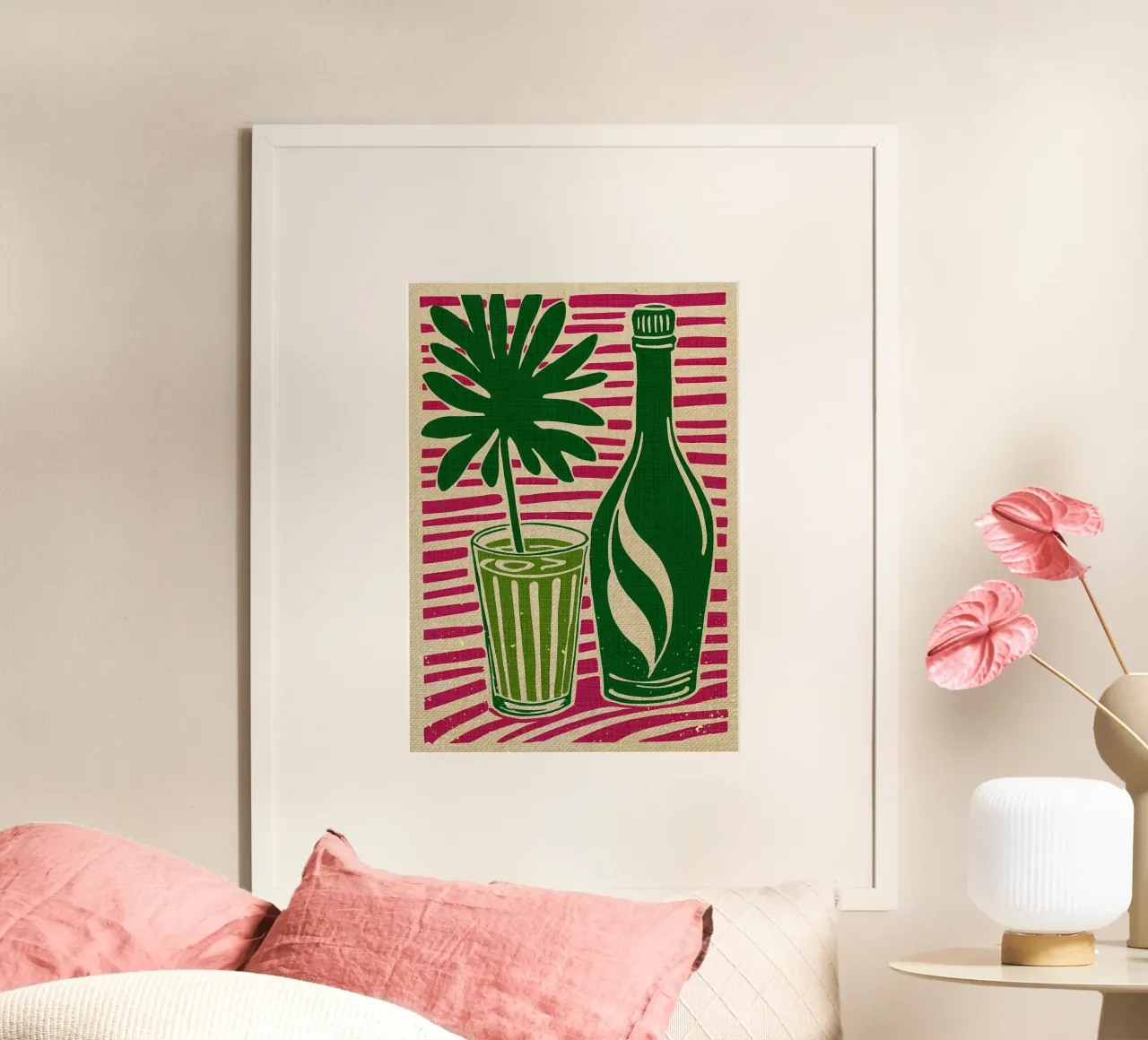 Hawaii Matcha Latte Poster von Providence Mbabazi Studio