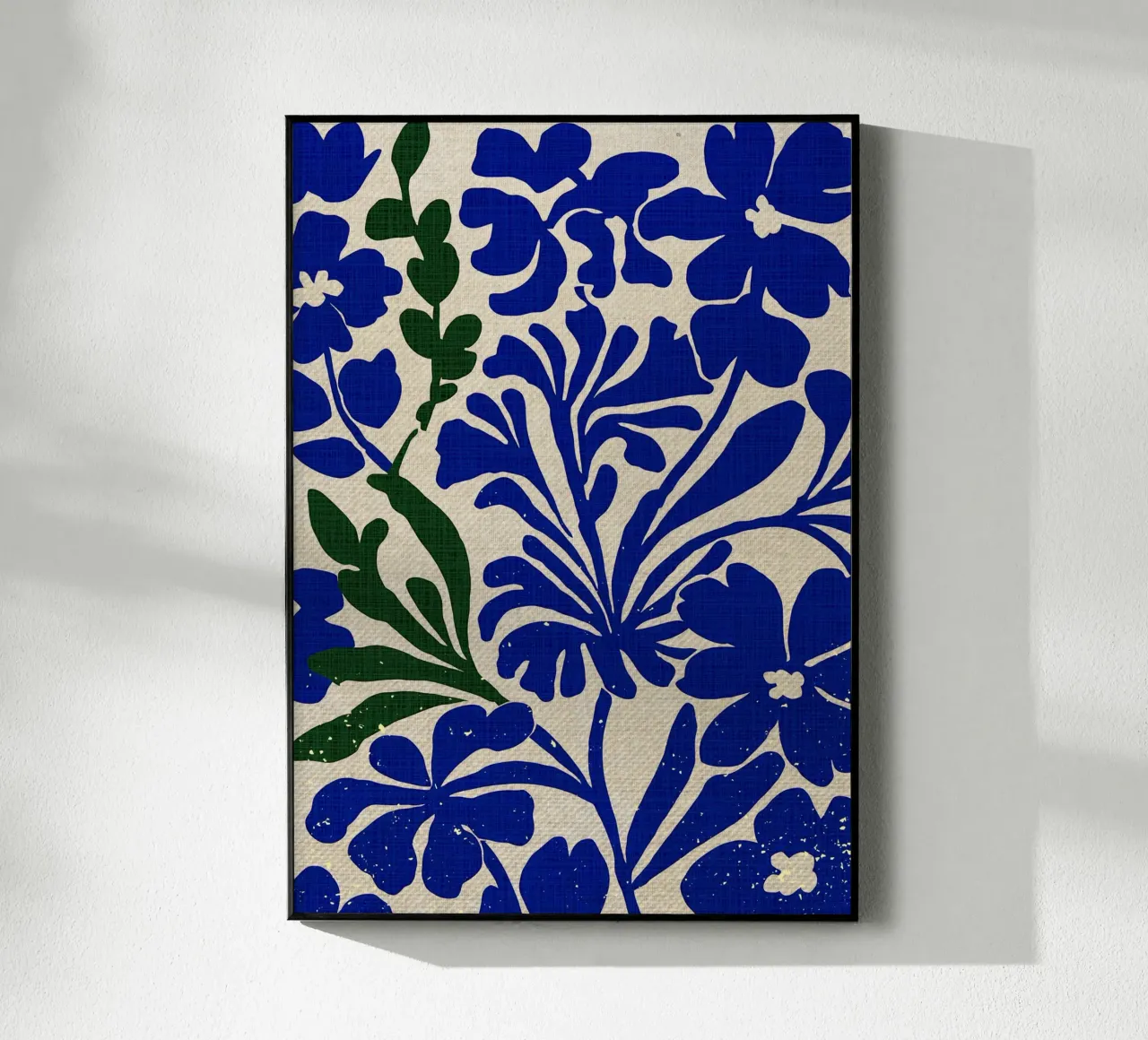 Indigo Blue Garden Design acrylic glass by Providence Mbabazi Studio