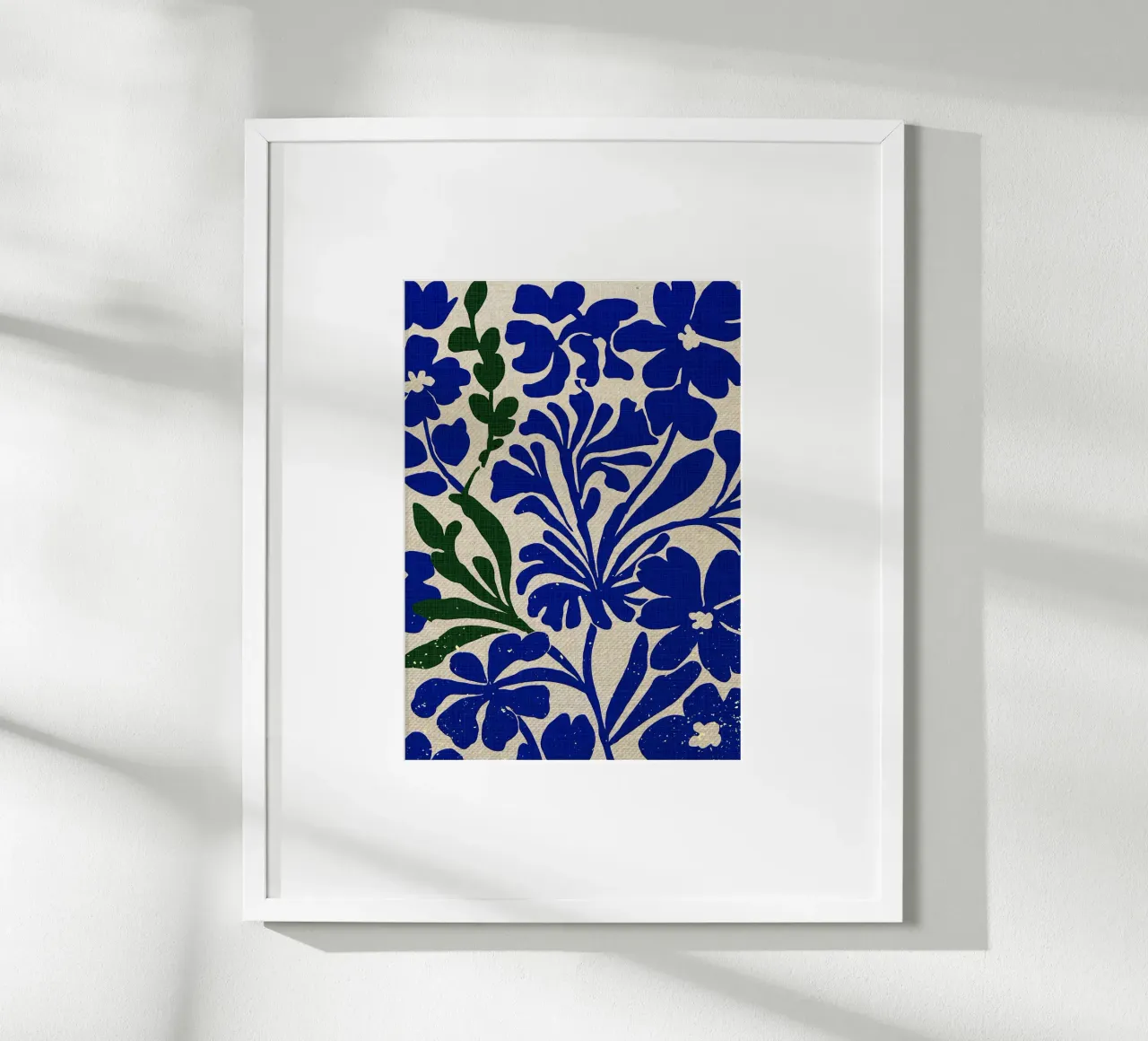 Design del giardino blu indaco carta hahnemühle da Providence Mbabazi Studio