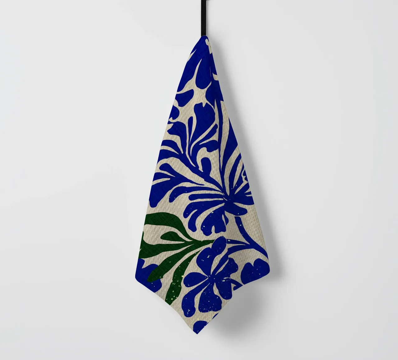 Design del giardino blu indaco canovaccio da cucina da Providence Mbabazi Studio