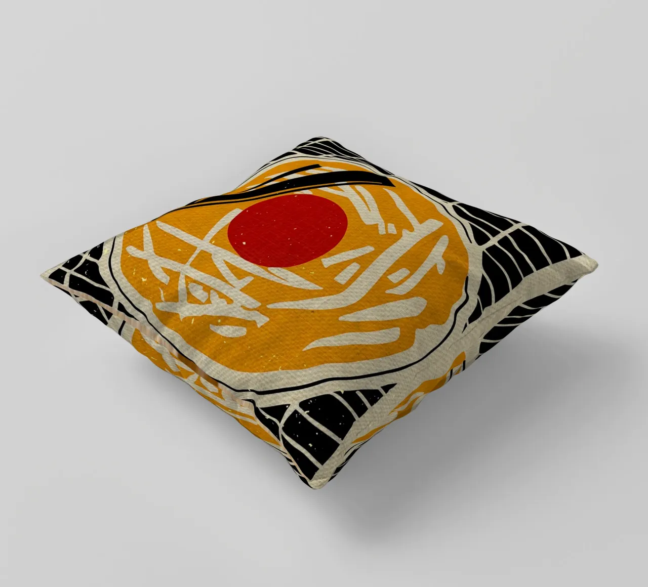 Giappone Ramen Art cuscino da Providence Mbabazi Studio