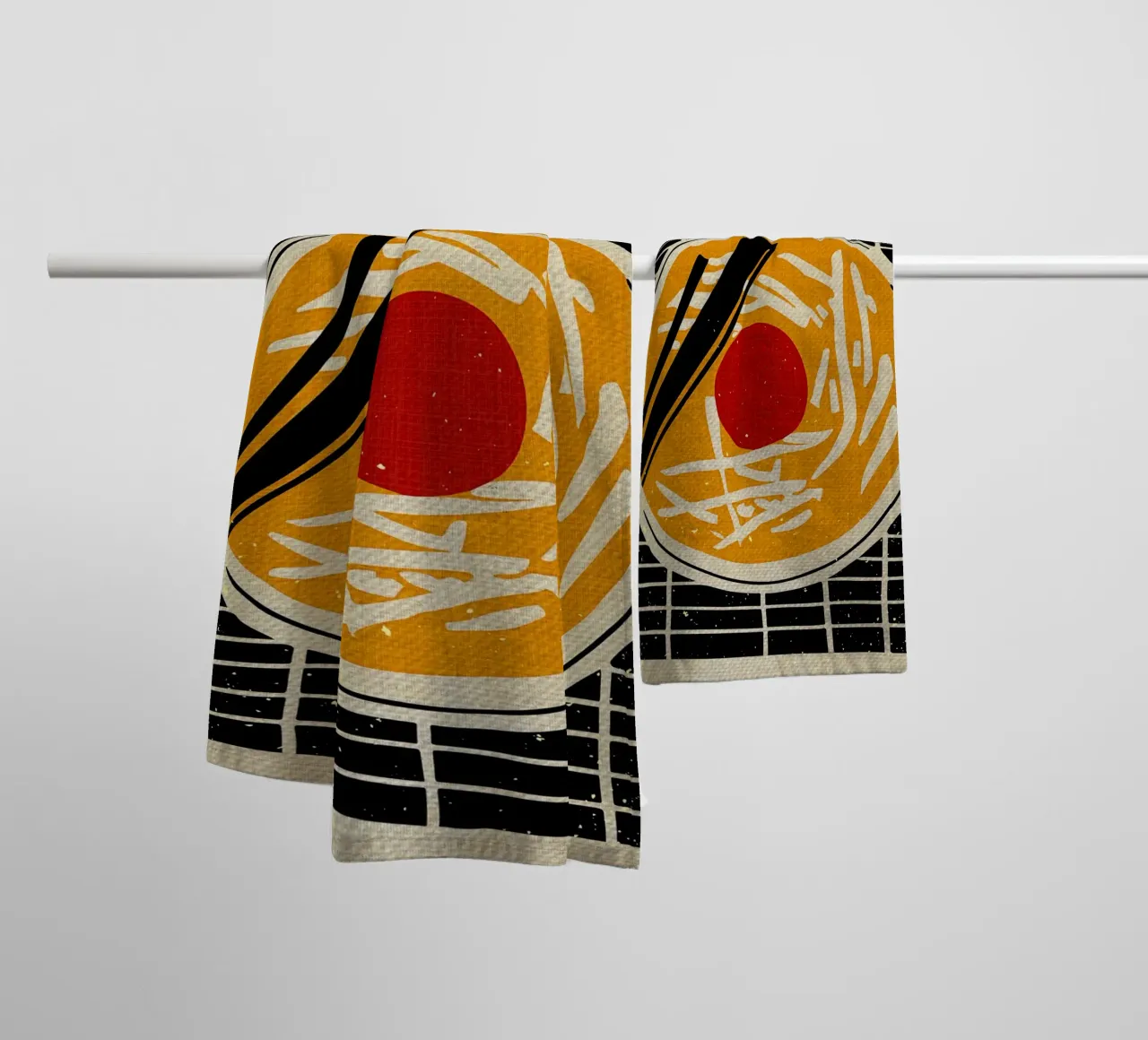 Giappone Ramen Art asciugamano da bagno da Providence Mbabazi Studio