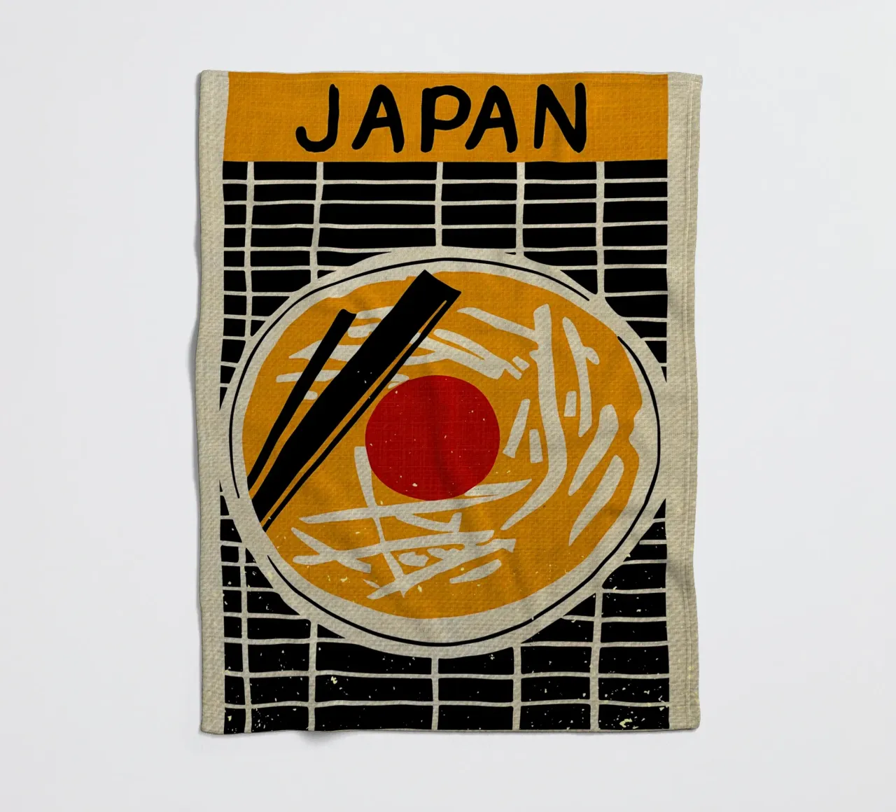 Giappone Ramen Art coperta in pile da Providence Mbabazi Studio
