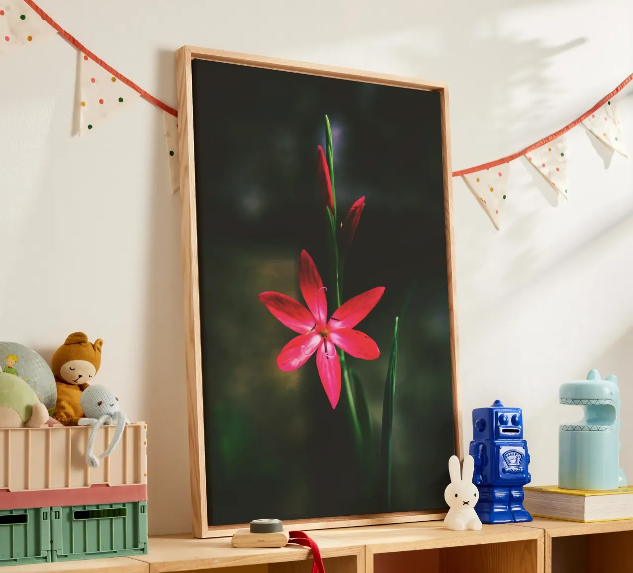 Poesia in fiore selvaggio tela con Cornice a cassetta da PhotoVibe Decor