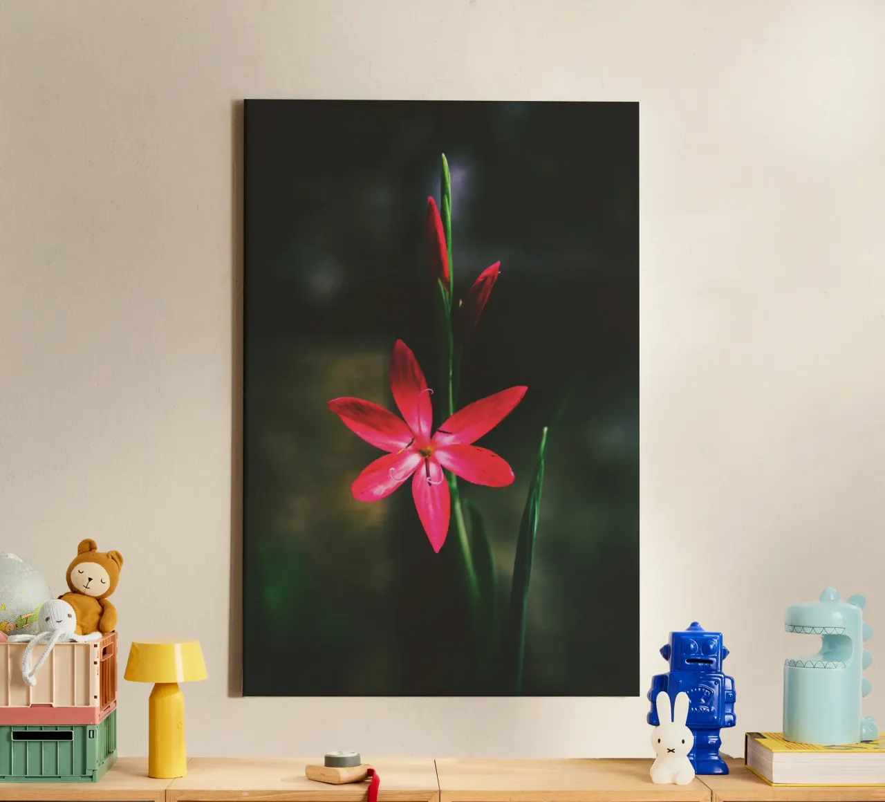 Poesia in fiore selvaggio tela con Cornice a cassetta da PhotoVibe Decor