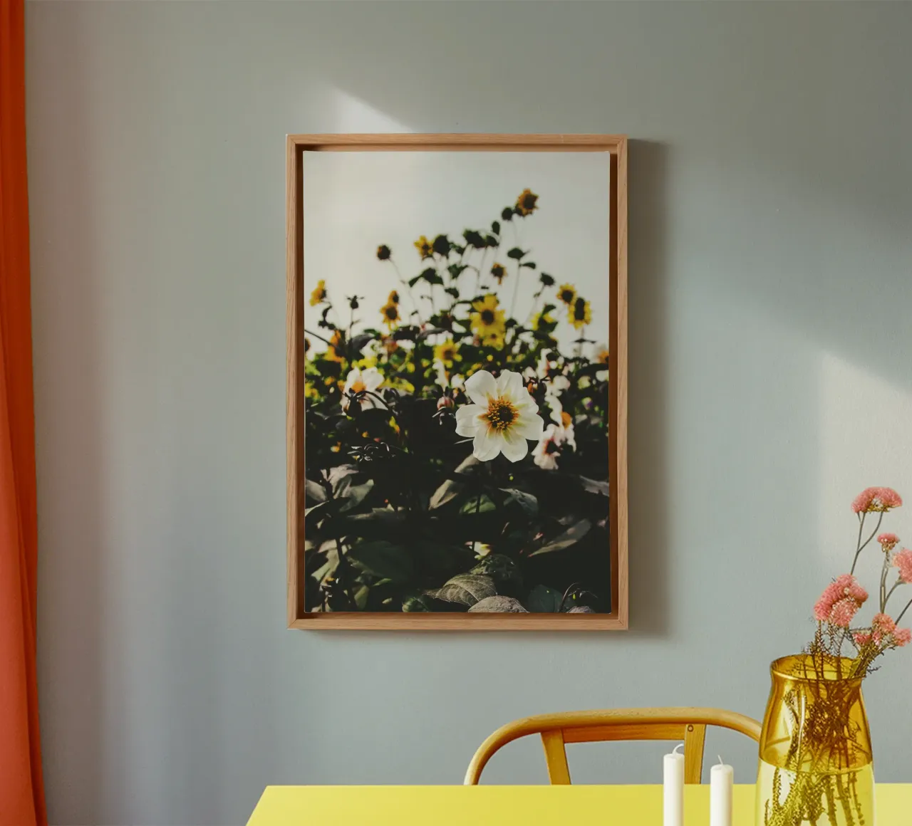 Poesia in fiore selvaggio tela con Cornice a cassetta da PhotoVibe Decor