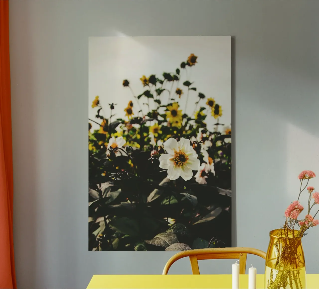 Poesia in fiore selvaggio tela con Cornice a cassetta da PhotoVibe Decor