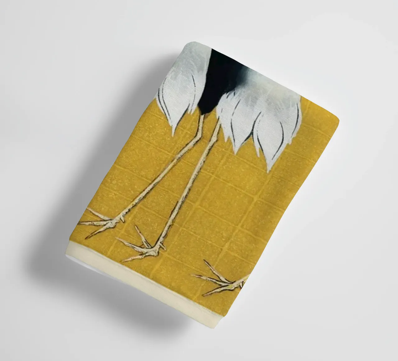Flock of Japanese Red Crown Cranes by Ogata Korin towel by Art History