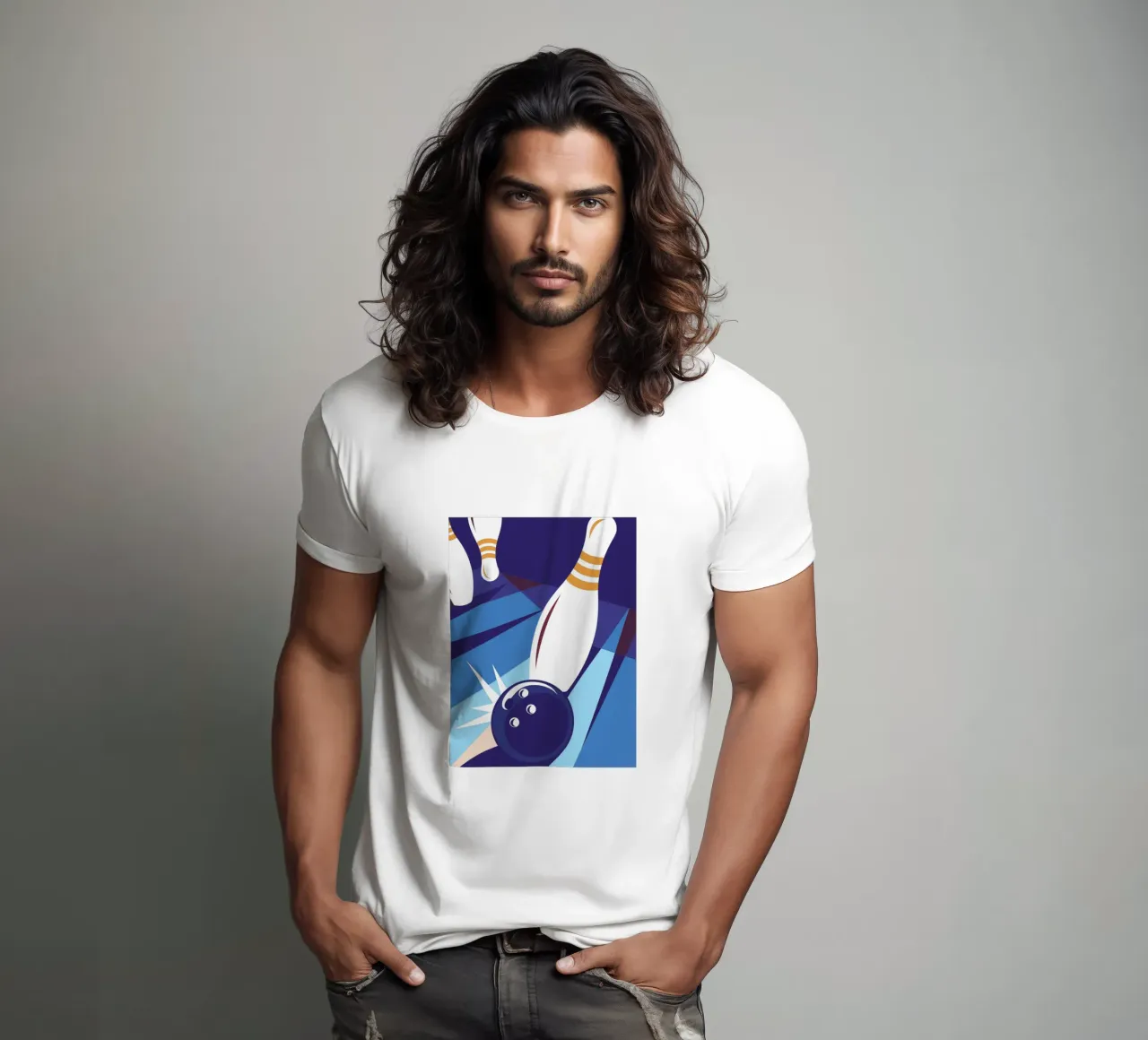 Giocare a bowling t-shirt da STORE PRESENCE