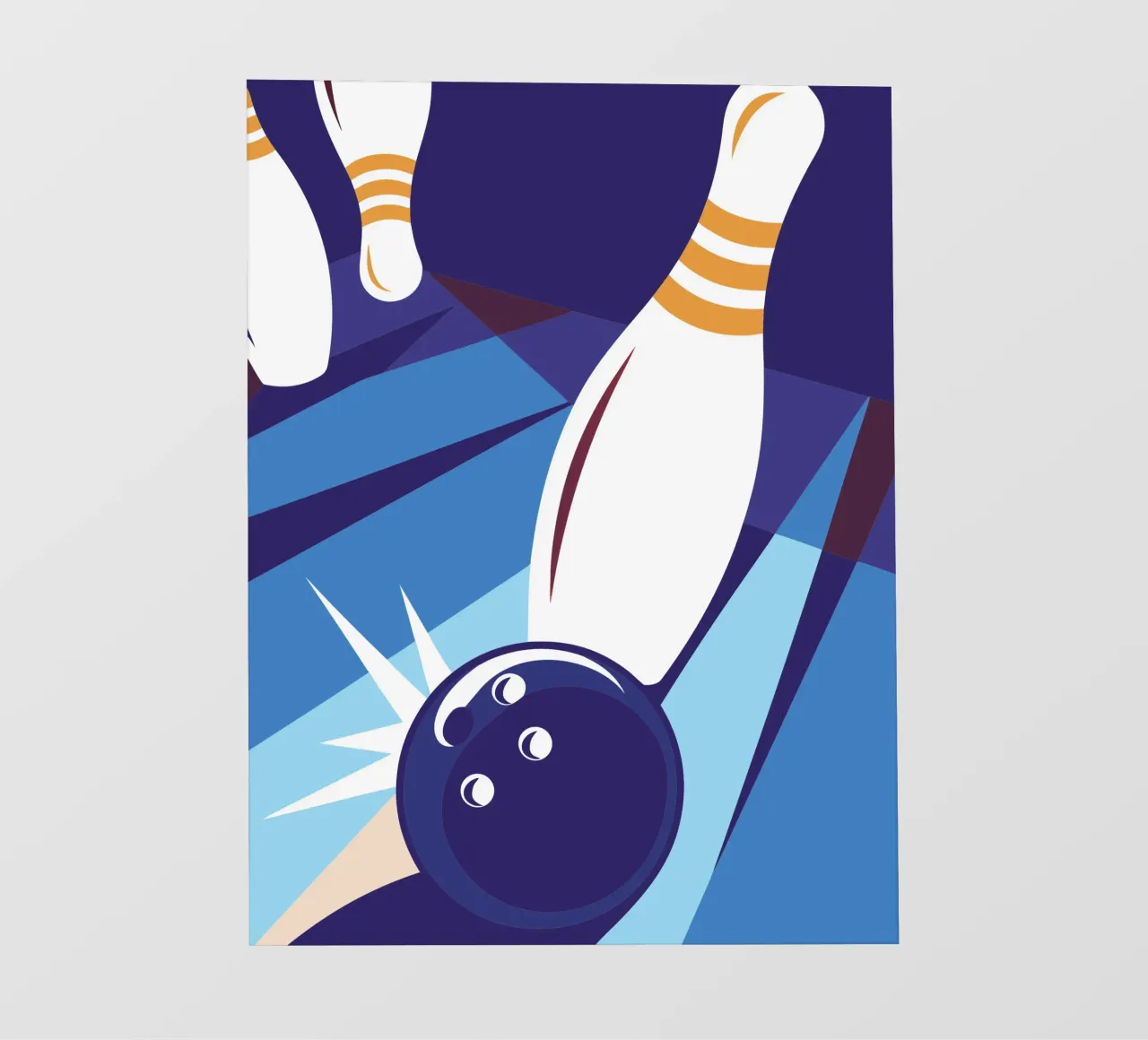 Giocare a bowling telo in pvc da STORE PRESENCE