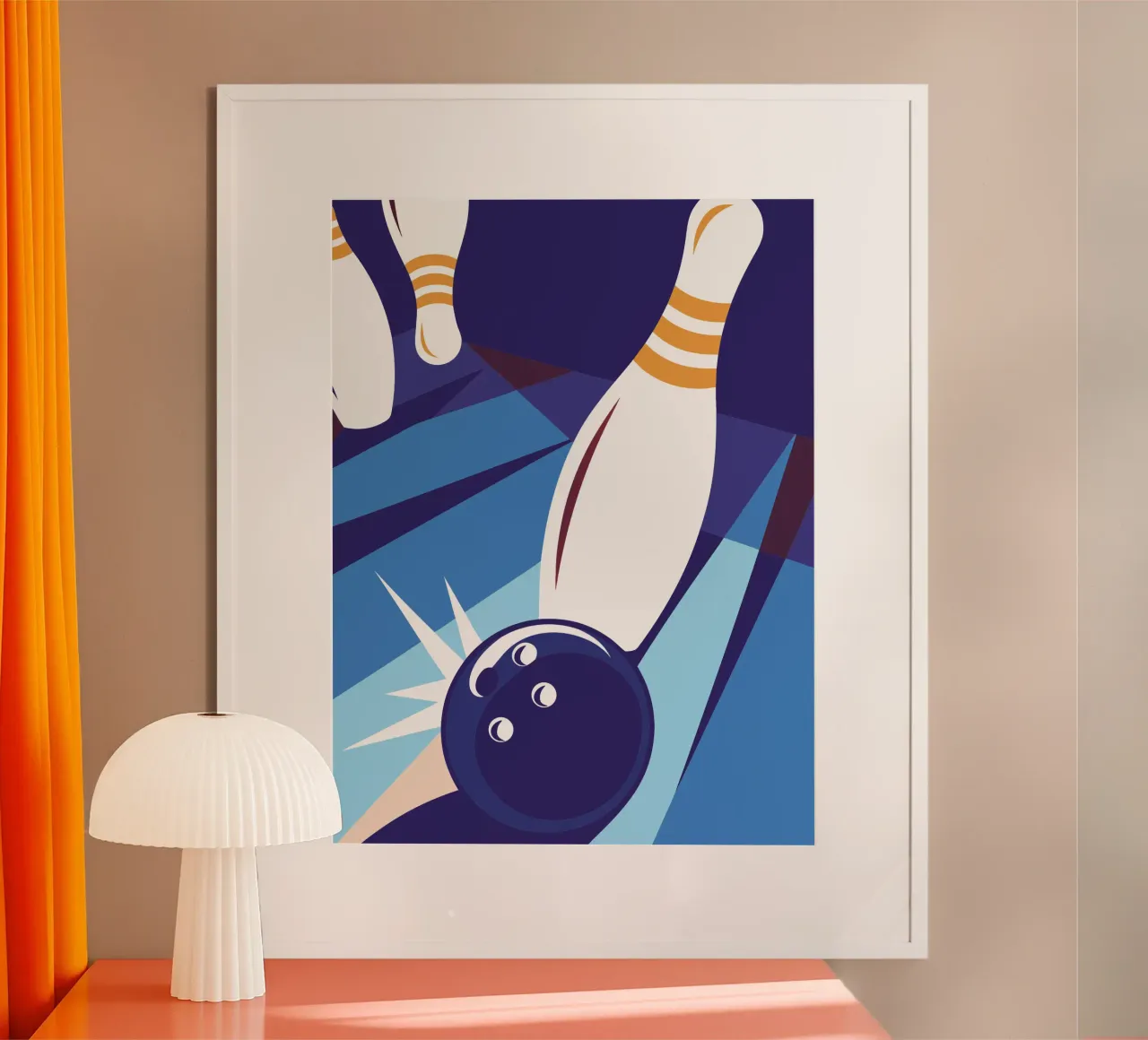 Giocare a bowling poster da STORE PRESENCE