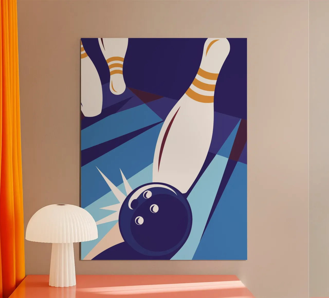 Giocare a bowling poster da STORE PRESENCE