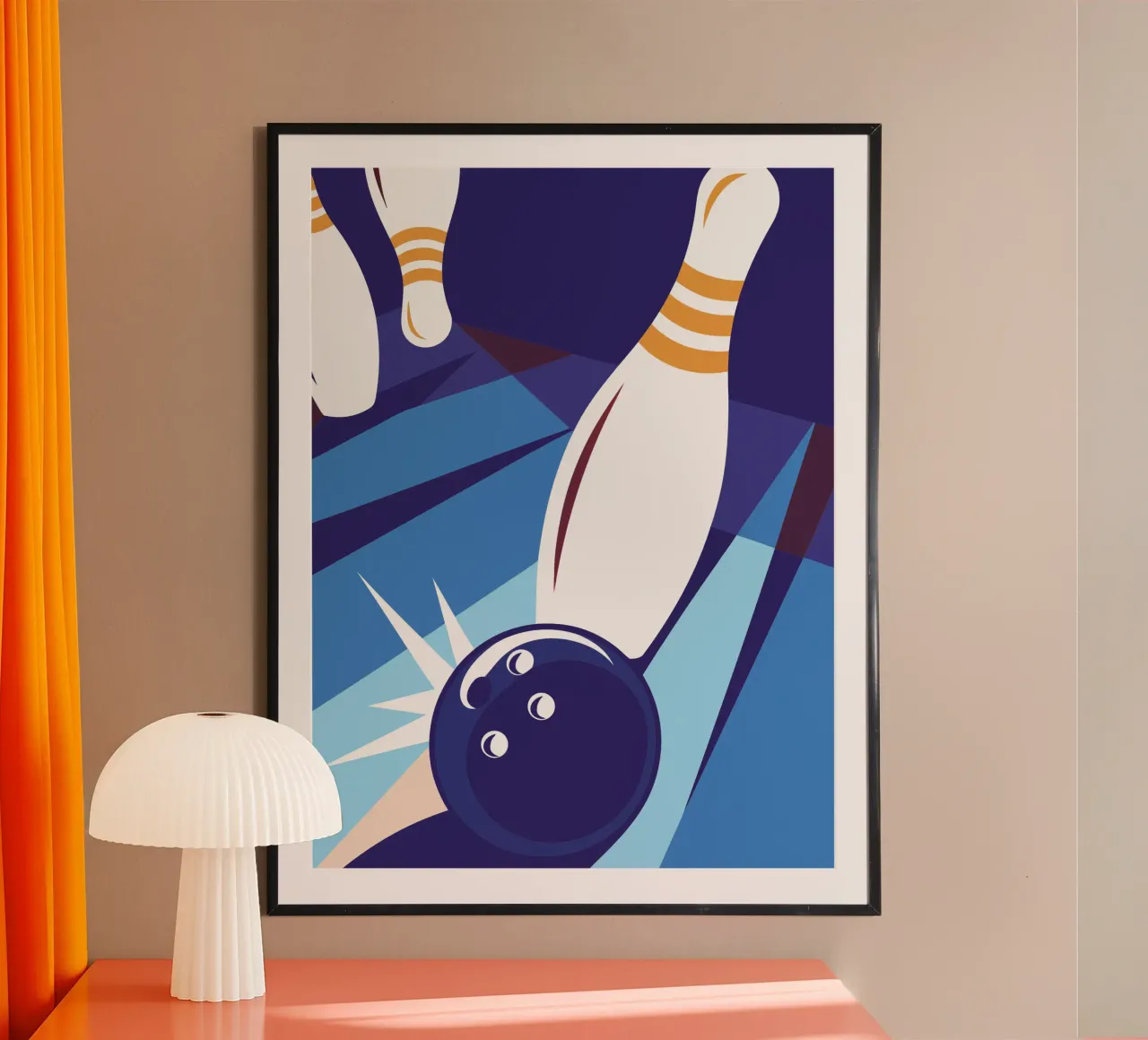 Giocare a bowling poster da STORE PRESENCE