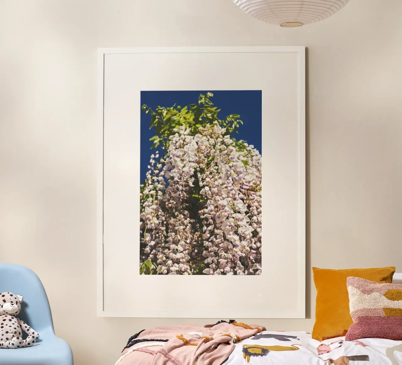 Poesia in fiore selvaggio poster con telaio in alluminio da PhotoVibe Decor