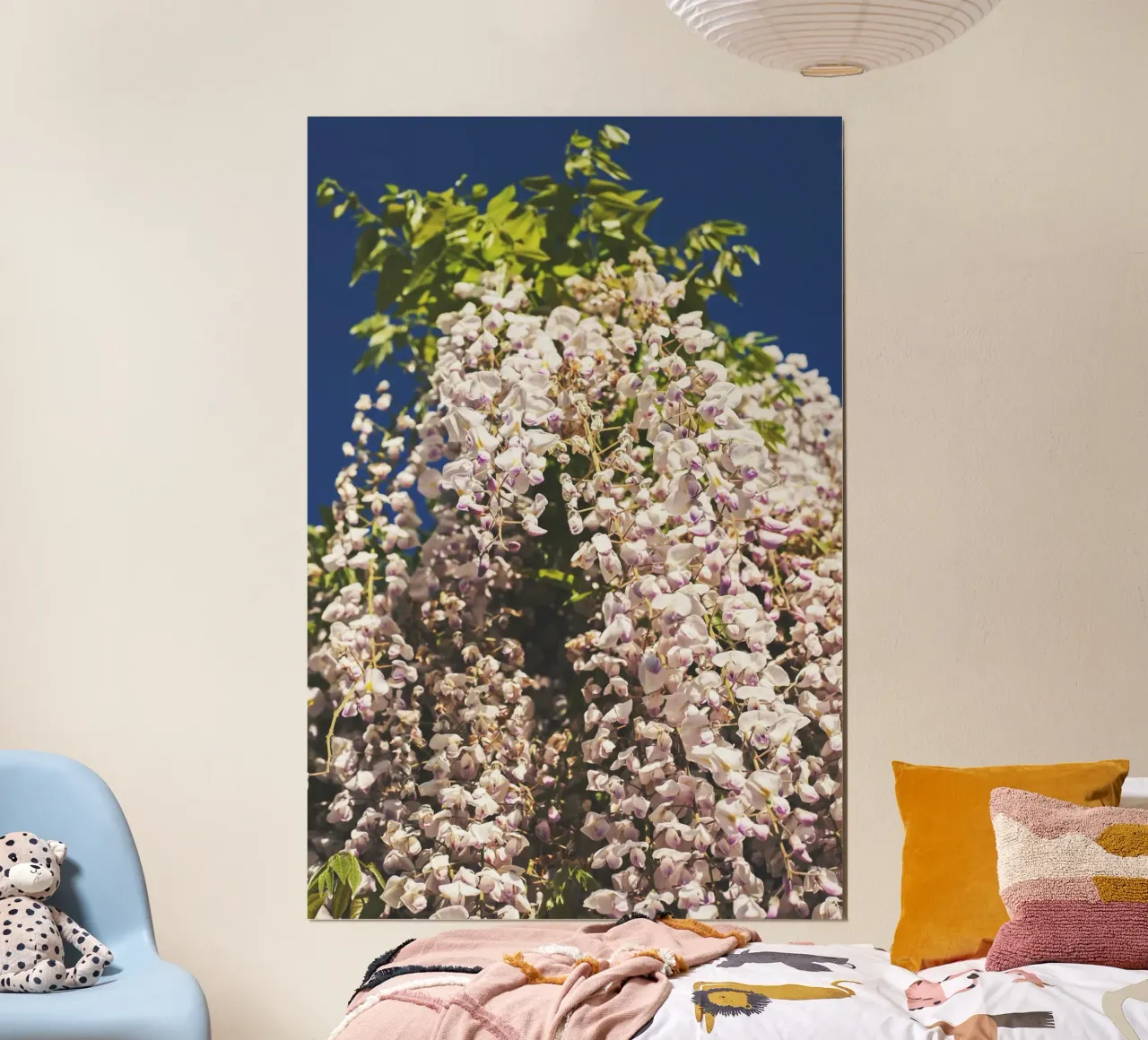 Poesia in fiore selvaggio poster con telaio in alluminio da PhotoVibe Decor