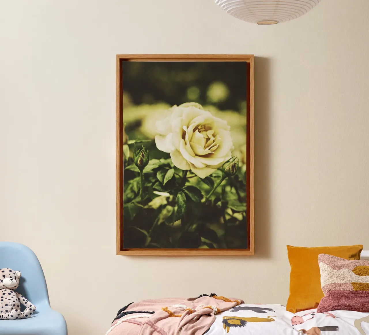 Poesia in fiore selvaggio tela con Cornice a cassetta da PhotoVibe Decor